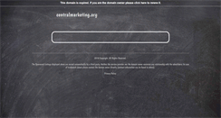 Desktop Screenshot of centralmarketing.org