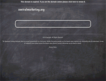 Tablet Screenshot of centralmarketing.org