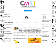 Tablet Screenshot of centralmarketing.cl